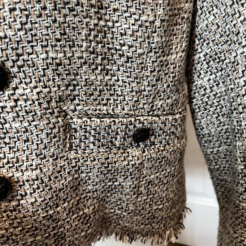 NWT Rag & Bone Black and White Carmen Tweed Blazer - Picture 9 of 10